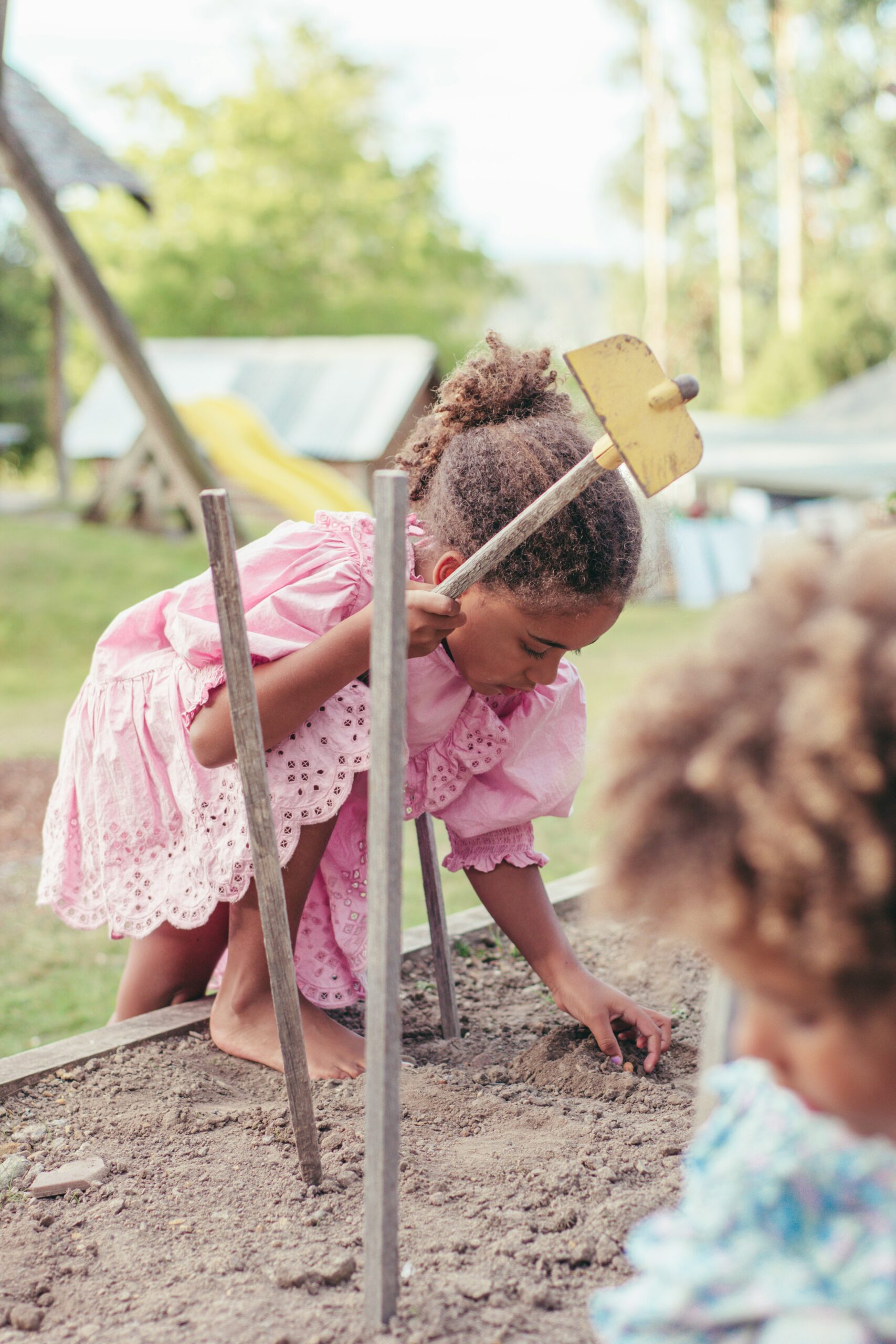 Kids learning and garden adventures at Greenhouse Plants Café